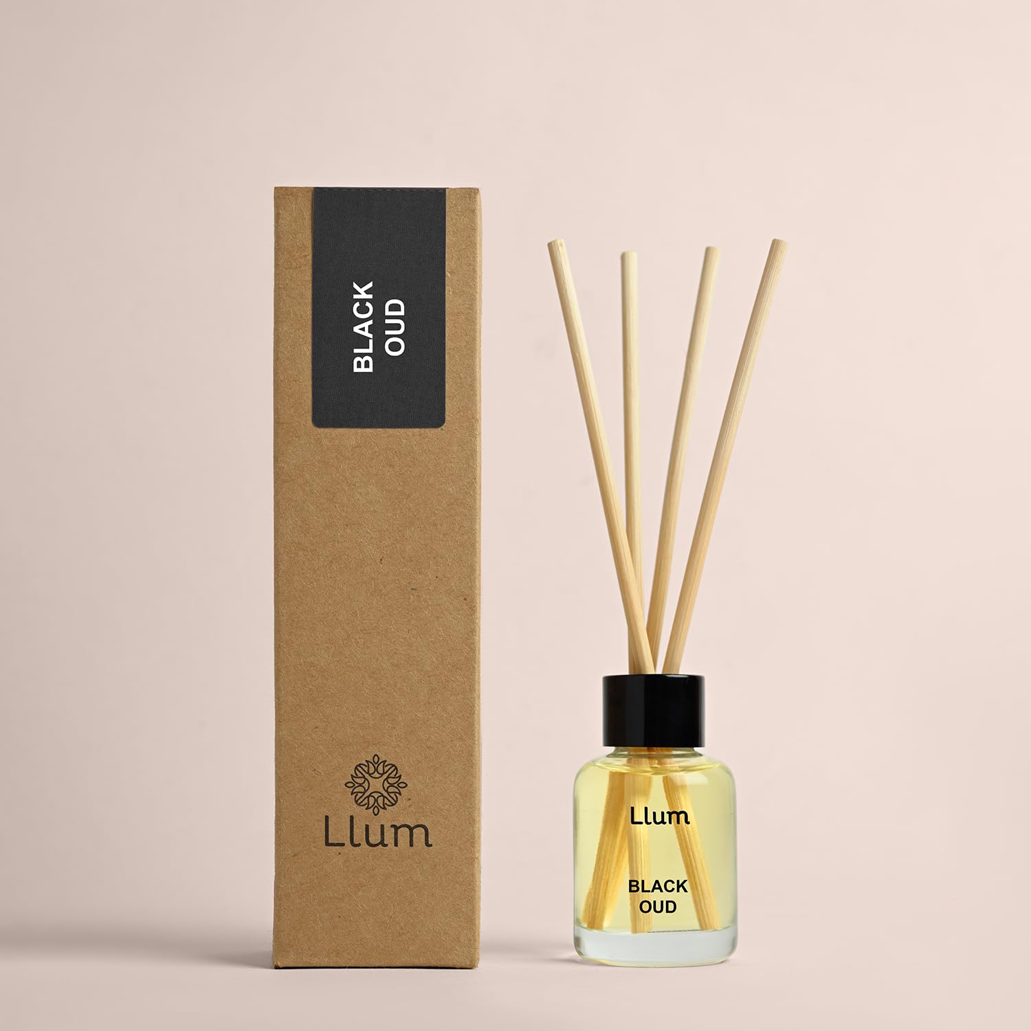 Llum Black Oud Reed Diffuser Set | Premium Room Freshener for Living Room, Washroom, Bedroom, Office | Organic, Toxin Free Home Fragrance, Aromatherapy | Luxurious Scents | Elegant Gift | 30Ml-image-35