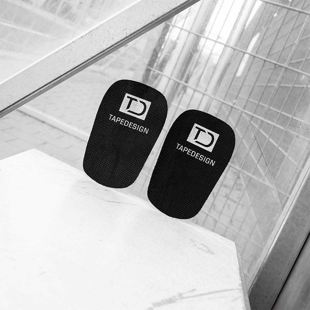 TAPEDESIGN® - Performance Shinguards 2.0 (Black Edition) ochraniacze piszczeli, piłka nożna, dla mężczyzn i kobiet, dzieci, czarne ochraniacze na golenie piłki nożnej, indywidualnie dopasowane,