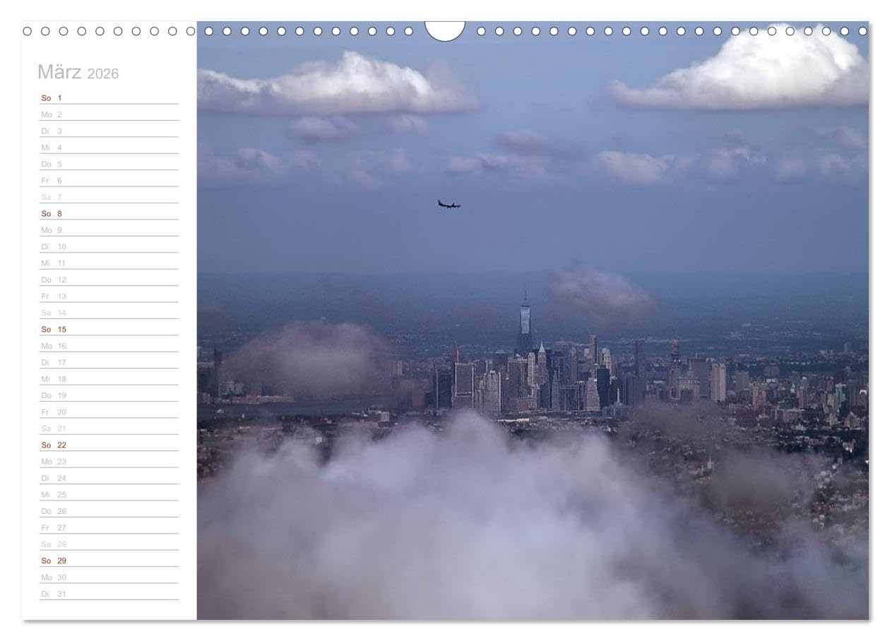 New York - Bilder einer Metropole (Wandkalender 2026 DIN A3 quer), CALVENDO Monatskalender: Die große, atemberaubende Metropole stellt sich hier in spannenden Bildern vor.