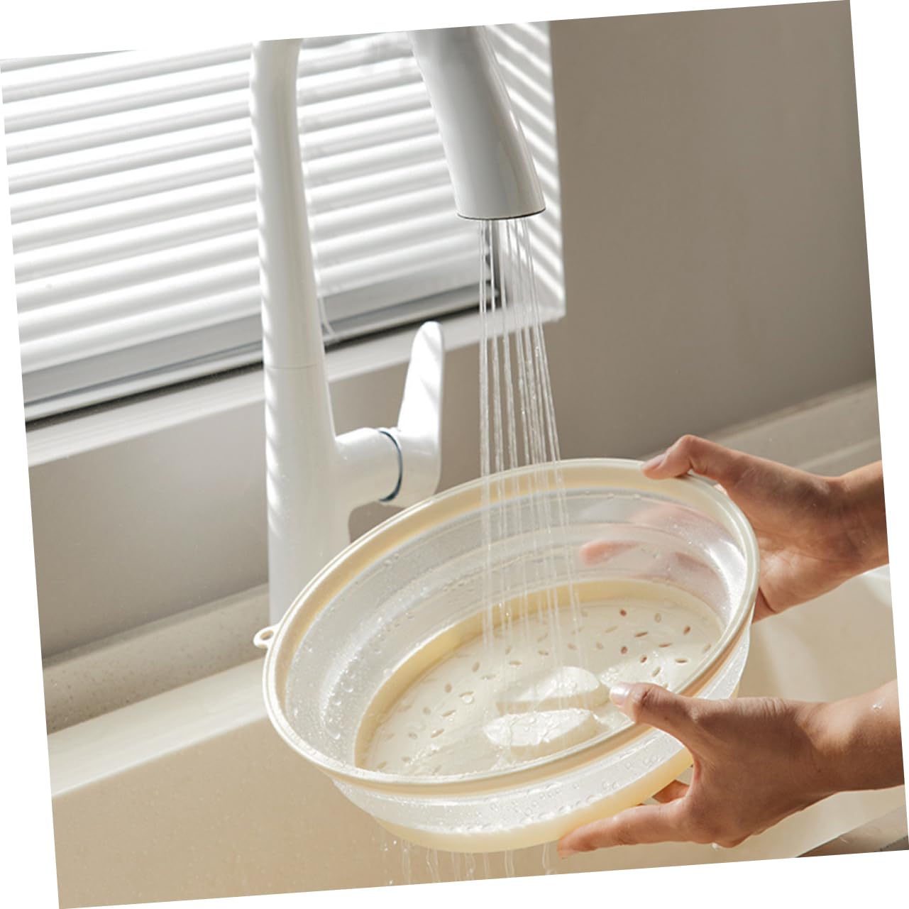 DECHOUS Cubierta de Microondas Plegable Pp 4 Piezas para Cocina Resistente al Aceite Color Aleatorio