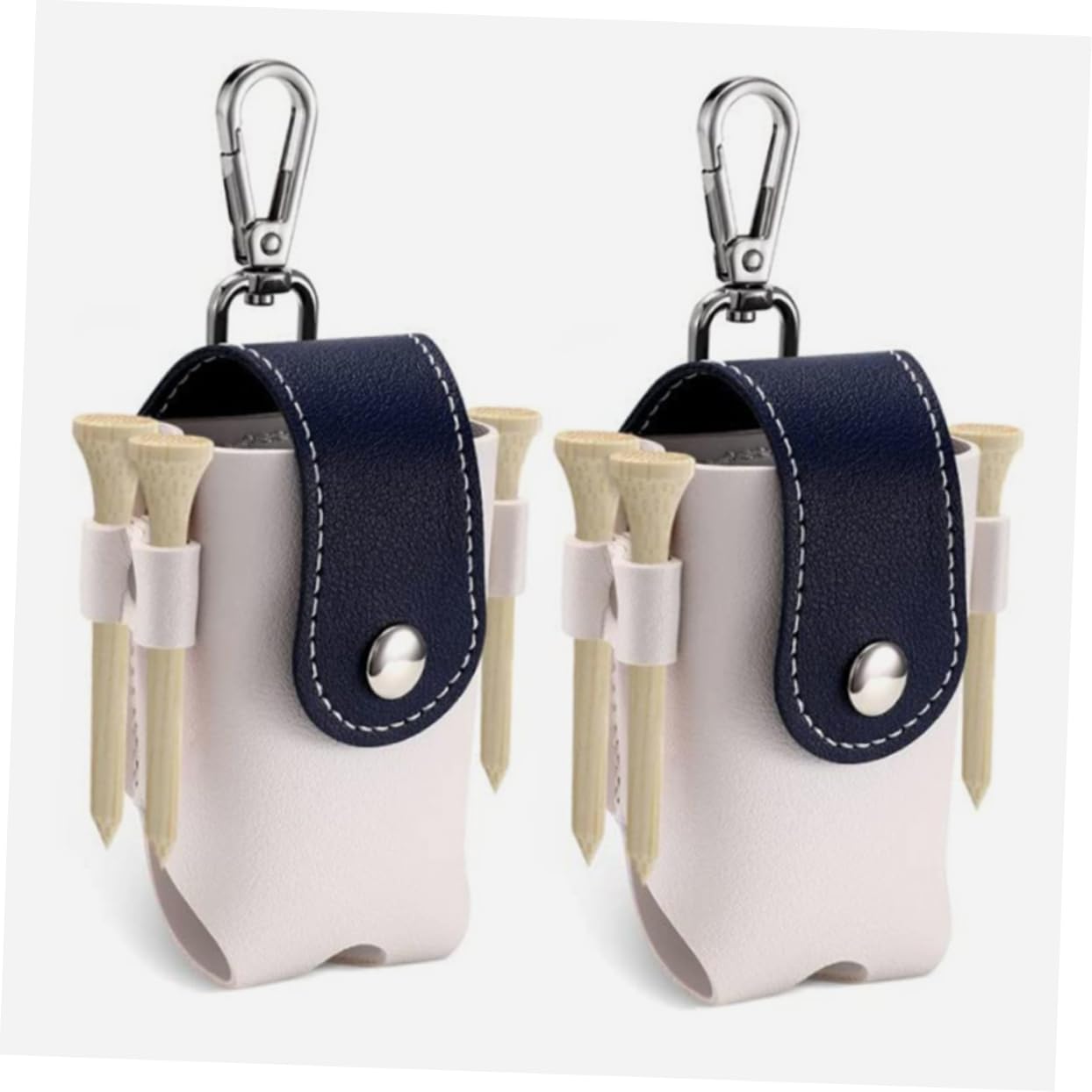 Borsa da Golf 2 Pezzi Custodia Porta Pallina Porta Tee Portatile
