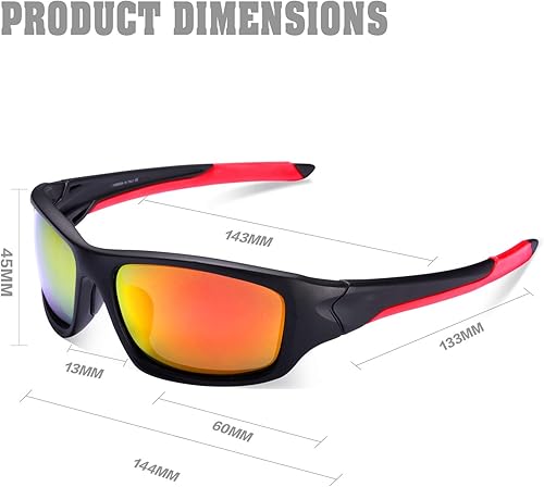 Miniatura 8 de Carfia Sports Polarized Sunglasses Cycling Running Fishing Sunglasses for Men Women Safety Glasses Goggles Shades 051