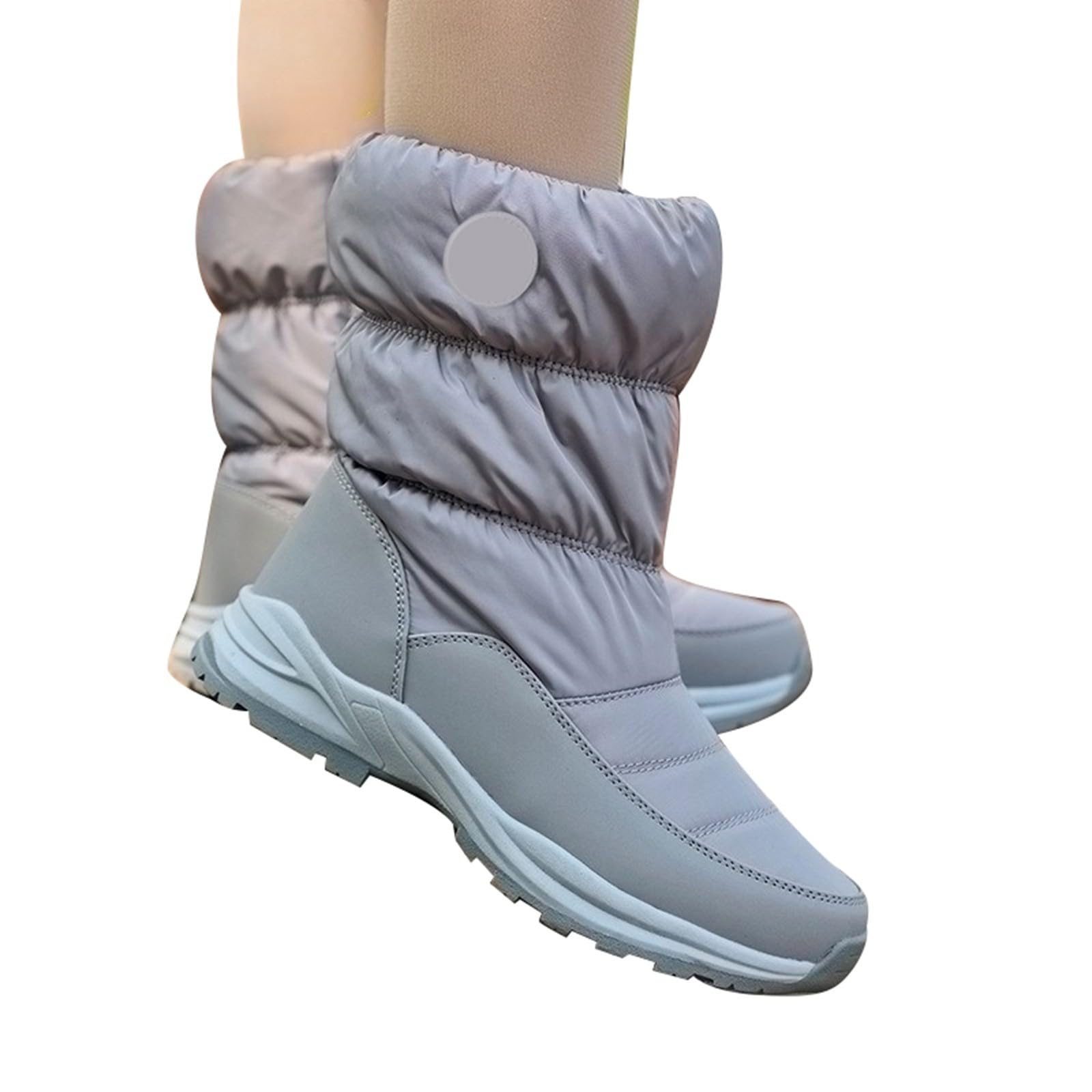 Generico Scarpe Neve Donna Impermeabili Invernali Con Fodera Scarponi Stivaletti Calde Termiche Stivali Dopo Sci Antiscivolo Scarpe Da Neve Imbottiti Doposci Snow Boots Per All'acqua Trekkin