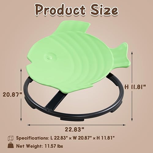 Miniatura 2 de Silla giratoria para niños autistas, juguetes sensoriales para niños con autismo, silla giratoria sensorial de 360, asiento giratorio en forma de