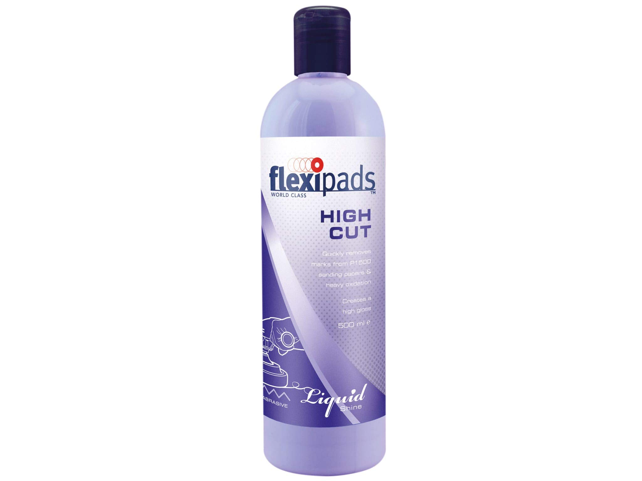 Flexipads World Class - High Cut Liquid Shine 500Ml Purple 5055142060011