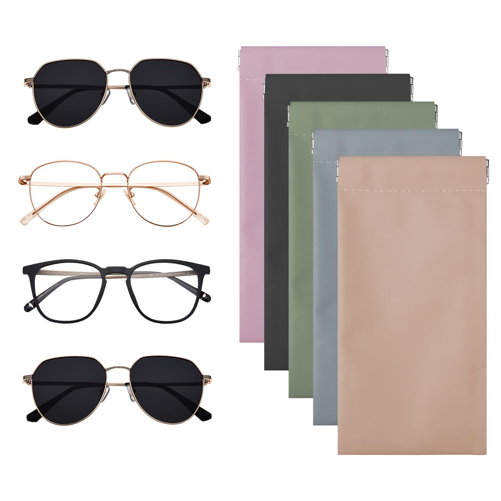 Newpop 5 sztuk Etui na okulary