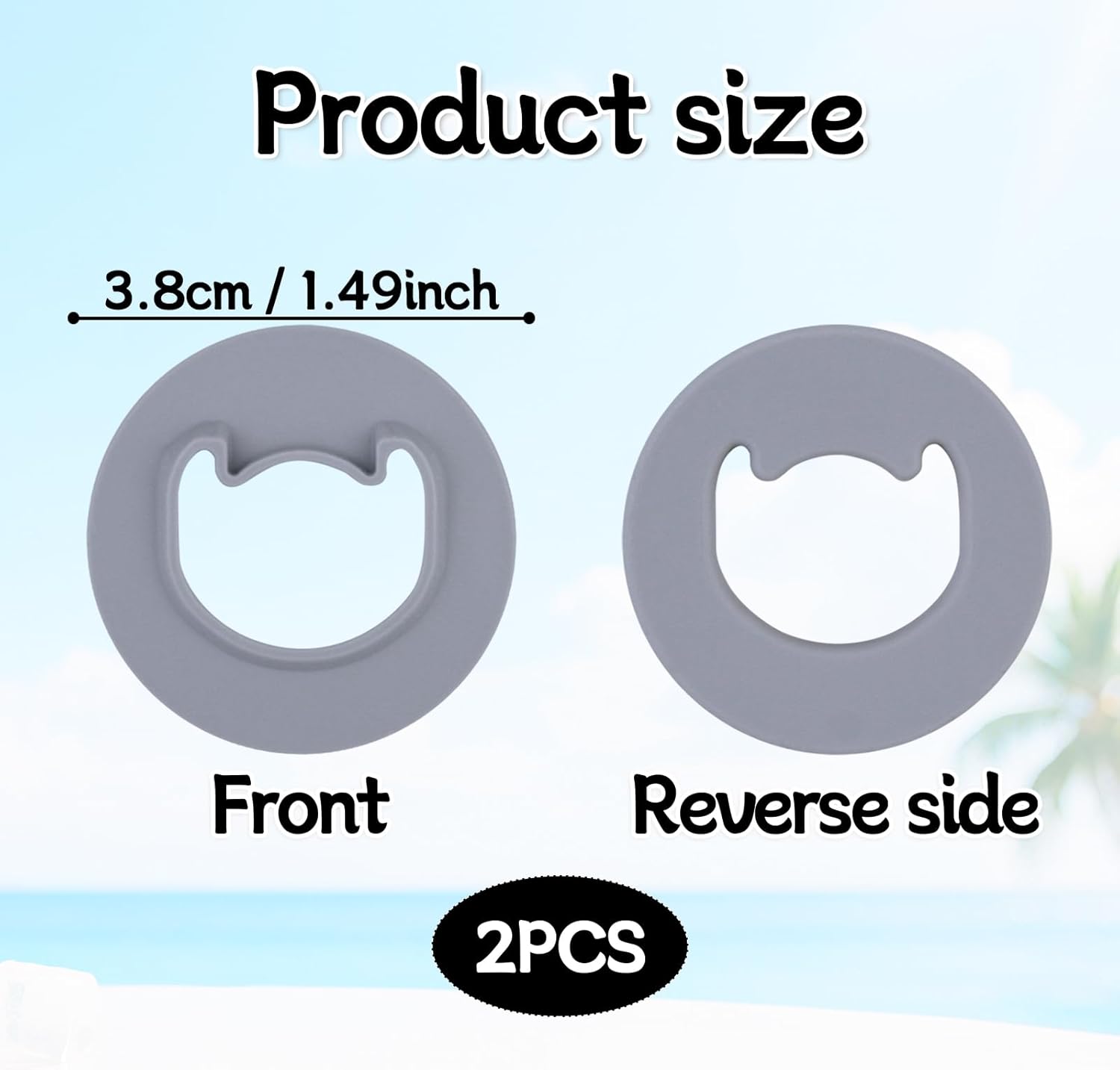 Replacement Stopper for Owala FreeSip Twist 18oz 24oz, Silicone Water Bottle Top Lid Gasket Seal for Owala FreeSip Twist Series Stopper Part Accessories F001 - Image 2