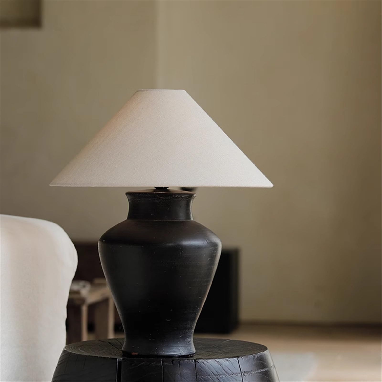 Lampa stołowa Lampa stołowa ceramiczna w stylu retro, sypialnia, lampka nocna, ozdoby do salonu