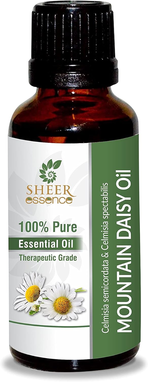 Mountain Daisy Oil -(Celmisia Semicordata & Celmisia Spectabilis)- Essential Oil 100% Pure Natural Undiluted Uncut Therapeutic Grade Oil 3.38 FL.OZ