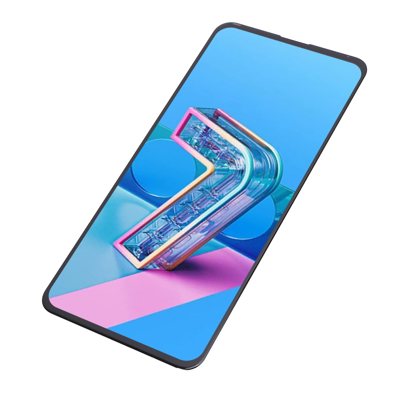 aqxreight Wymiana Ekranu dla Zenfone 7 7pro 6.67 Cala Telefon Organiczny zespół Digitizer Digitizer z Zestawem do Naprawy Funkcji Odcisków Palców