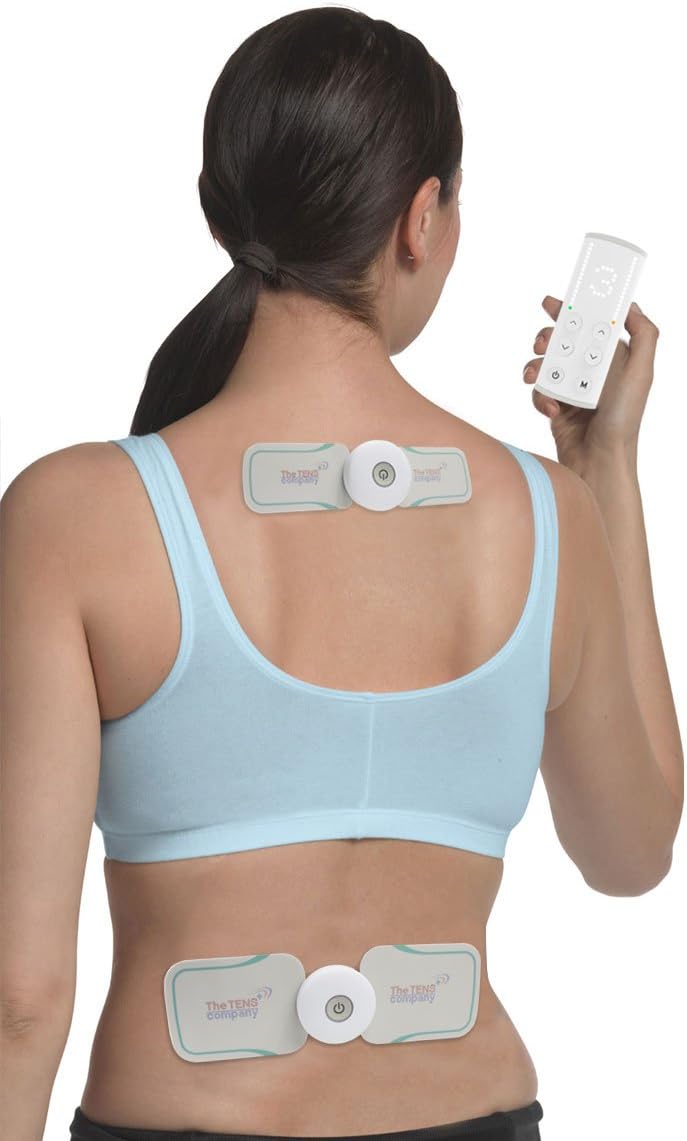 Wireless dual channel tens and muscle stimulator with easy to use programmes for pain relief and muscle strengthening