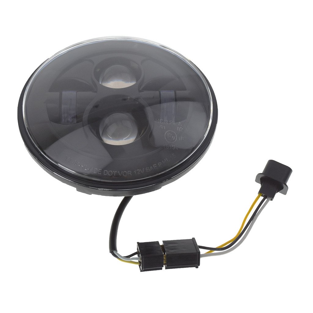 2 x 18 cm okrągłe reflektory LED żarówka H4 H13 zestaw reflektorów pasuje