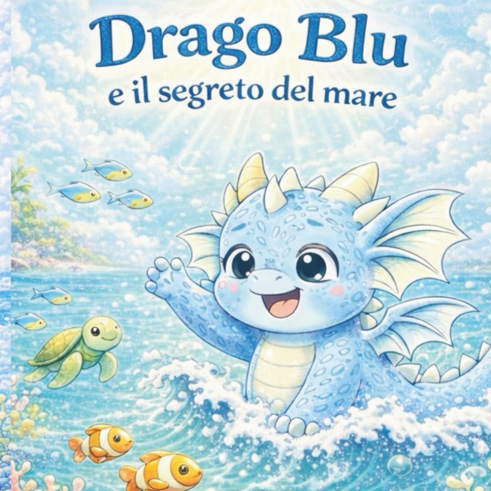 Drago Blu e il segreto del mare: Una storia illustrata per bambini sull’amore per il mare e il rispetto dell’ambiente