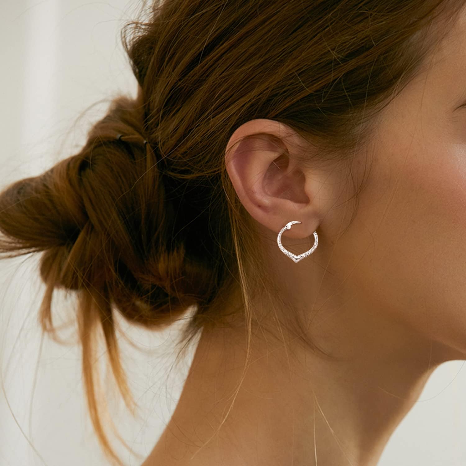 AENEAS Valentines Day Gifts for Women Pearl Dangle Drop Earrings for Women Sterling Silver Pearl Dangling Hoop Earrings 2 in 1 Jewelry Anniversary Christmas Birthday Gift for Wife Her Mom - Image 5