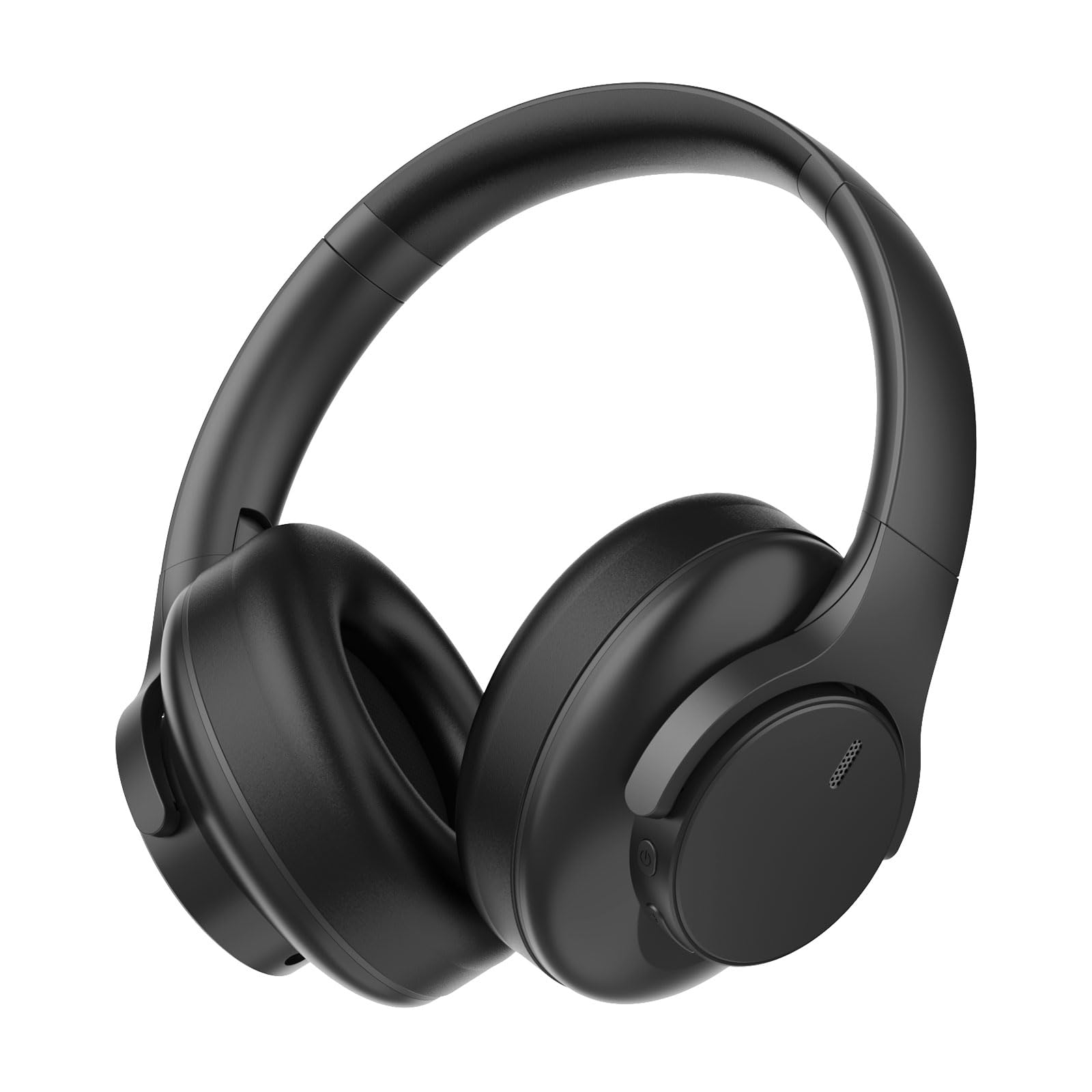 MOXYOY Bluetooth Headphones Over Ear, 82H Playtime, Bluetooth 5.4 Foldable Wireless＆Wired Headphone, Built-in Mic, Lightweight Over Ear Headphones for PC/Travel/Gaming/Office(Black)