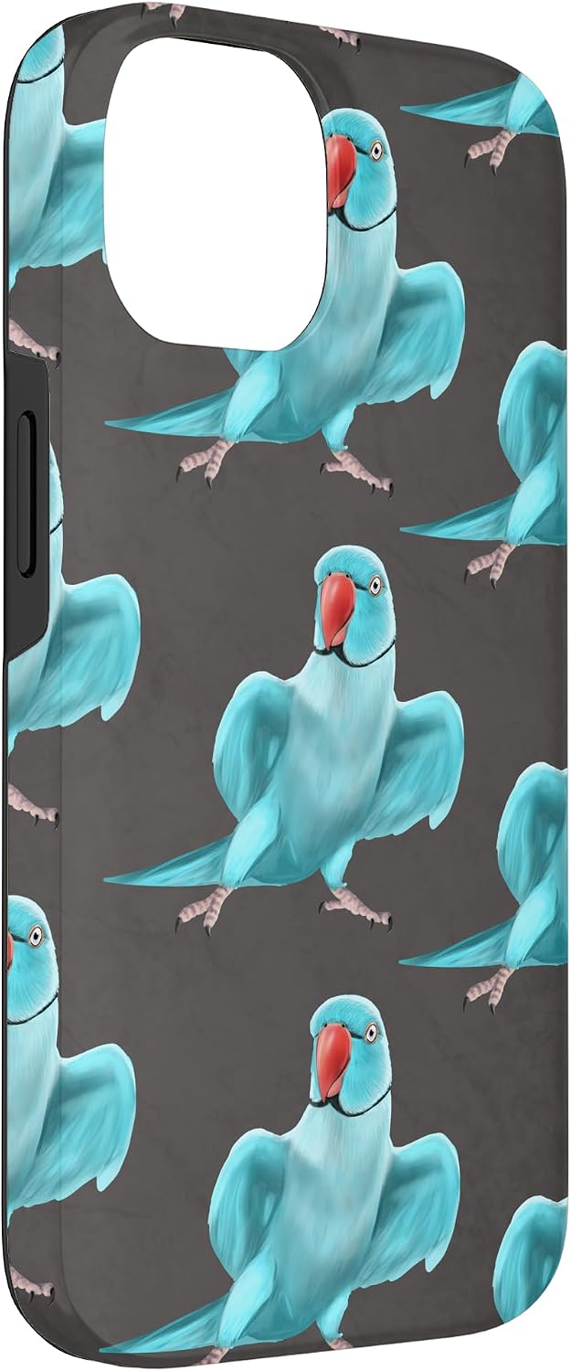 Blue Indian Ringneck Parrot Bird Case for iPhone 11 Pro