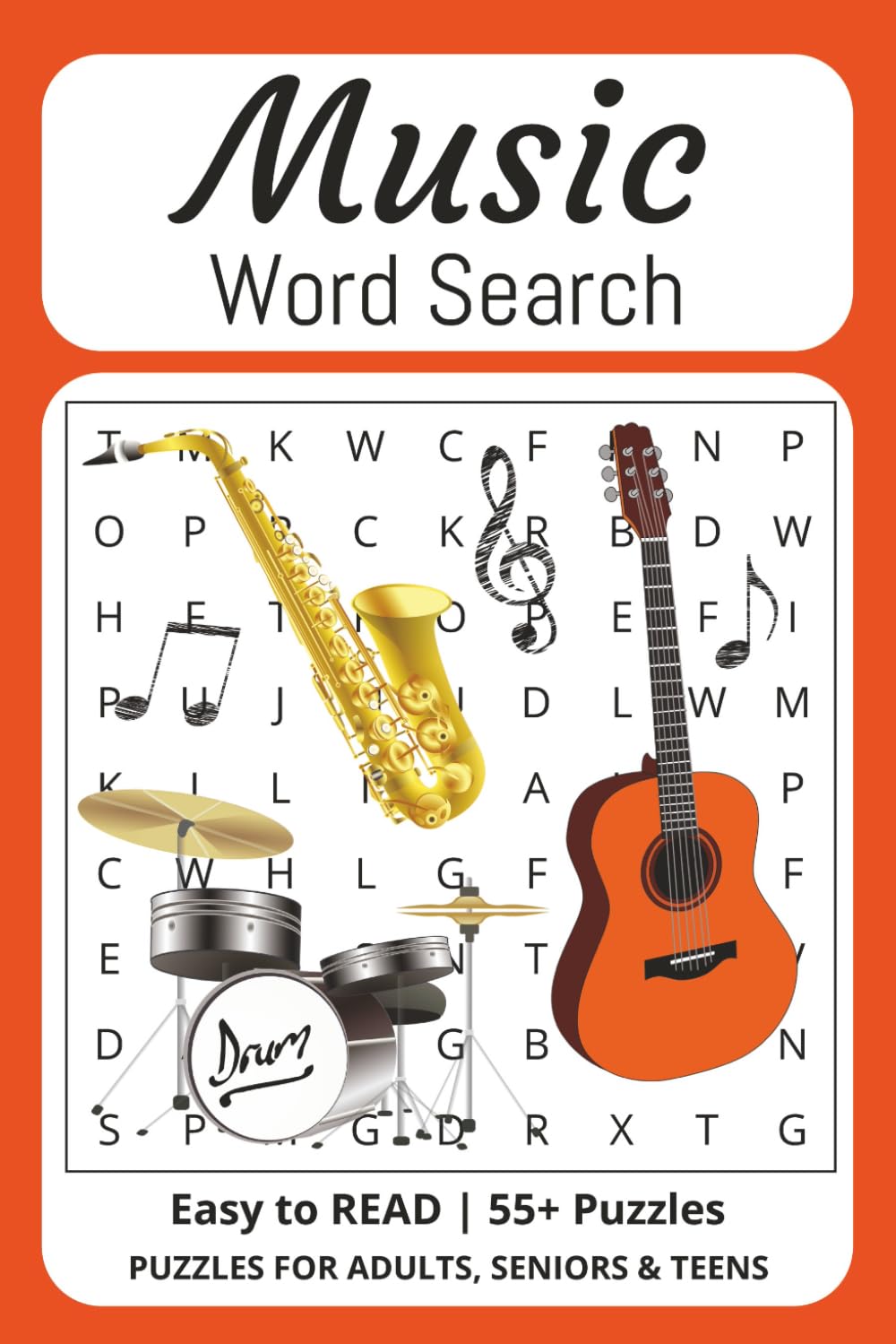 Music Word Search: The Perfect Puzzle Book for Music Lovers and Musicians