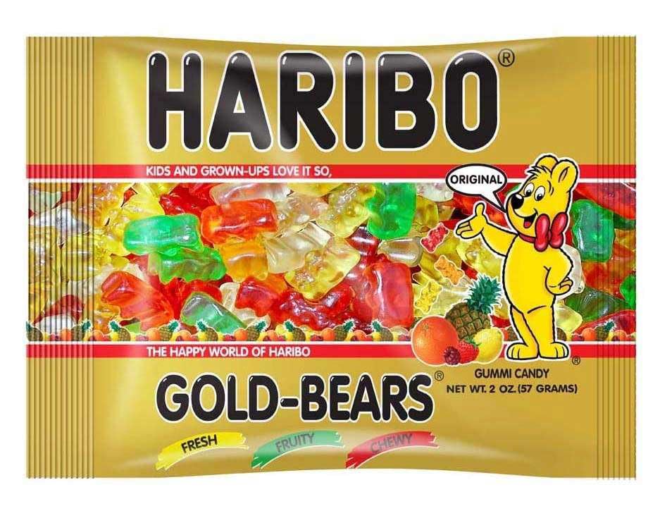 Miniatura 4 de Haribo Gold Bears 2oz (paquete de 2) Total 48 paquetes