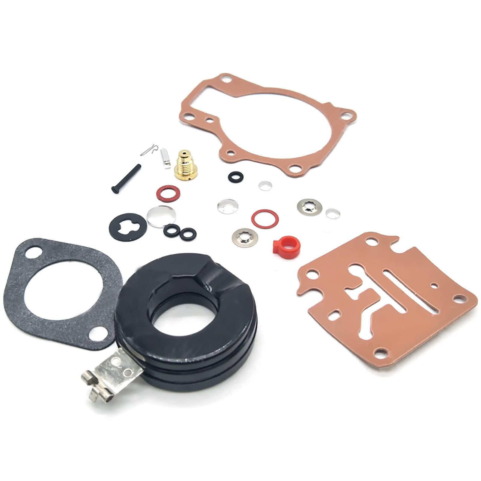 TECKEEN Motorcycle Carburetor Motorcycle Accessories Parts with Float for Johnson Evinrude 18hp 20hp 25hp 28hp 30hp