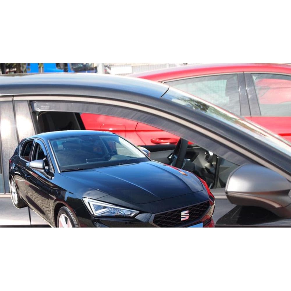 Car Lux AR06361-1 Kit deflectores de Aire de ventanilla Delanteros para Leon a Partir de 2020