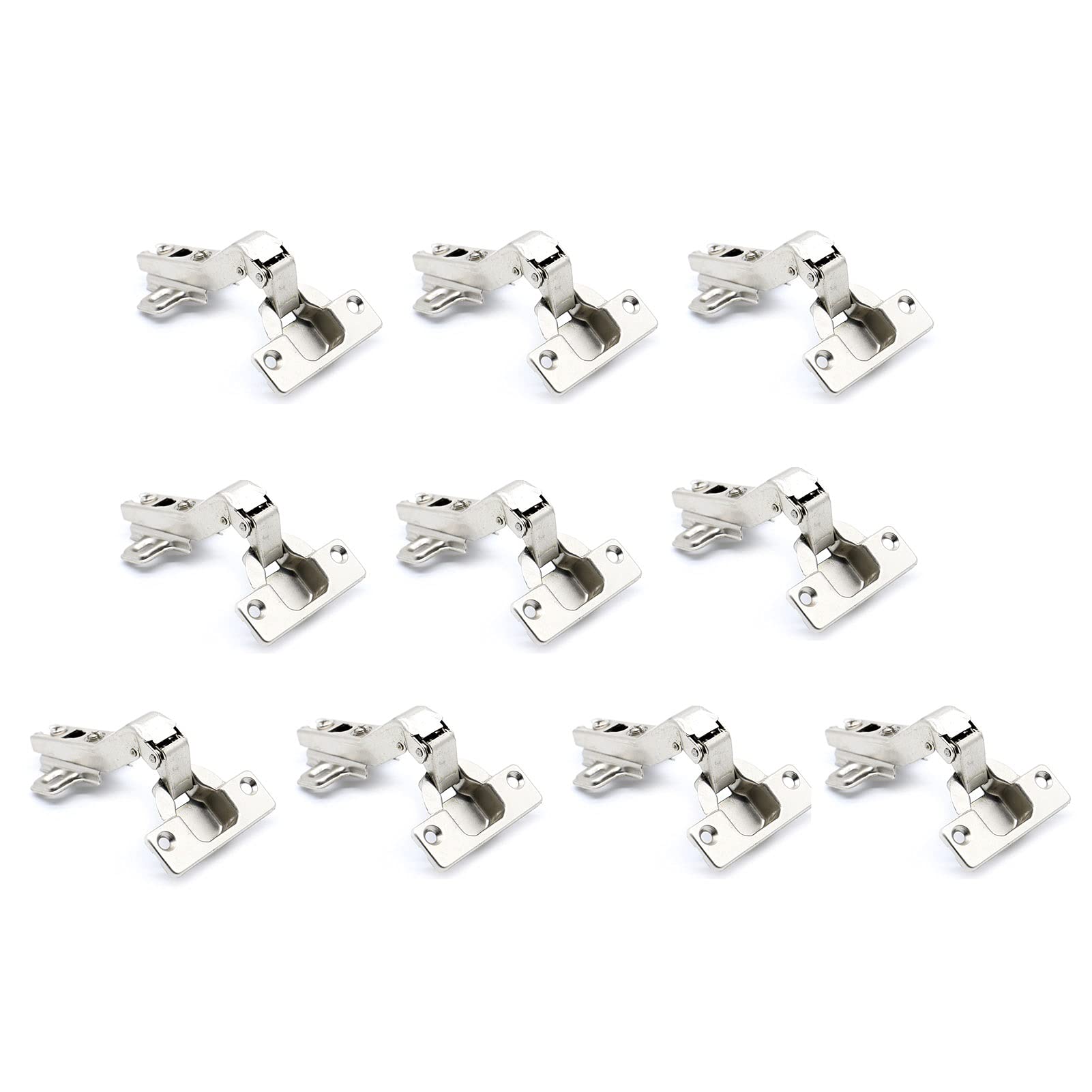 Bisagras, 10 Piezas de bisagras de la Puerta del gabinete Plegable del ángulo de 45 Grados, bisagras de 45 ángulos, Hardware de Cocina de Cocina de Cocina bisaguebete de baño, con Tornillos