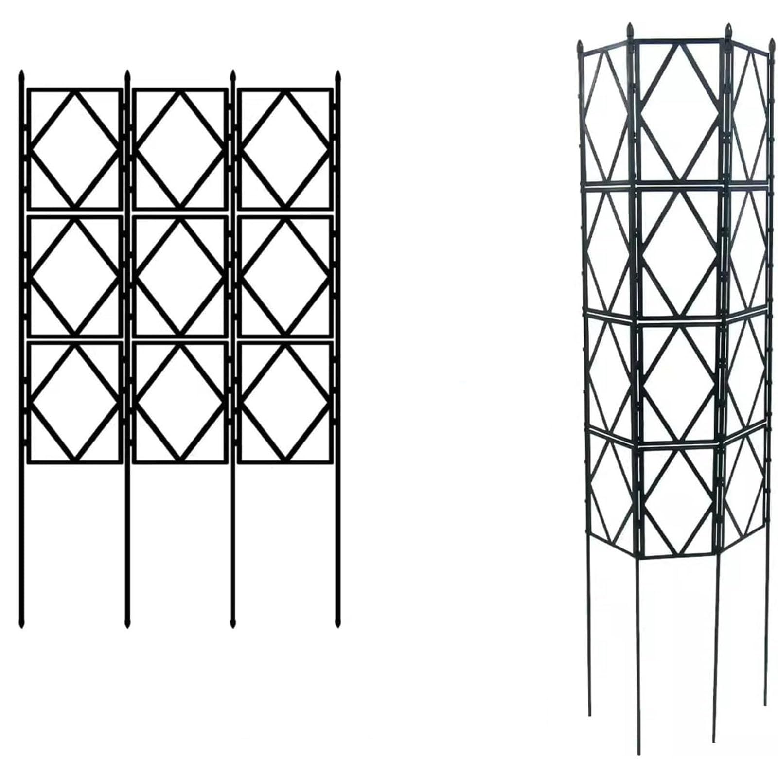 Soporte para plantas trepadoras decorativo para crear paredes verdes en terraza