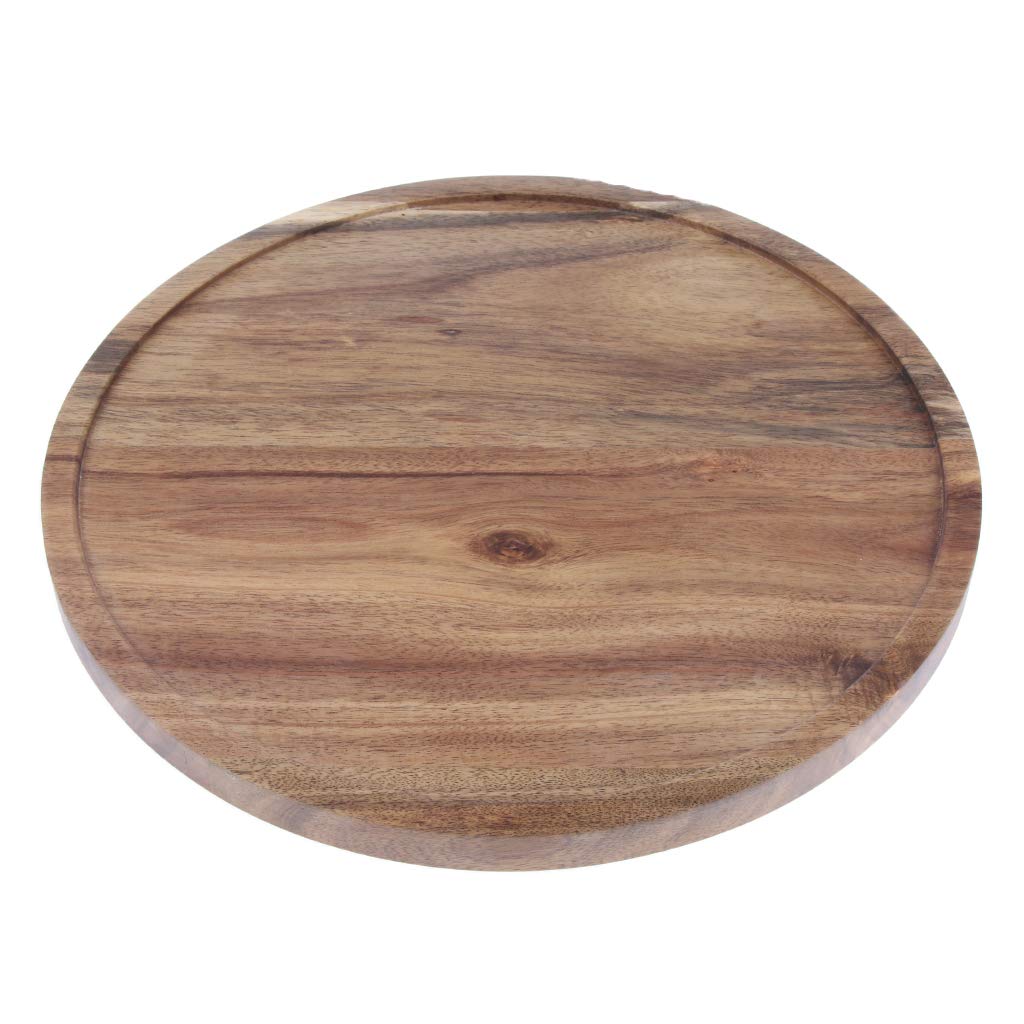 SDENSHI Round Decor Rotating Cake Tool Plate Sugar Craft Icing Turntable Baking Use - B