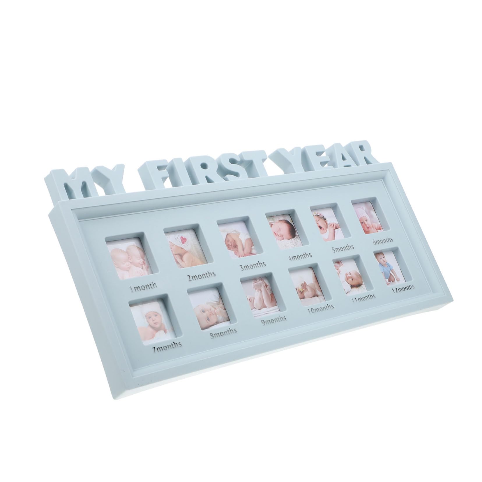 Cadre photo bébé 12 mois Abaodam pour suivi croissance et souvenir de naissance