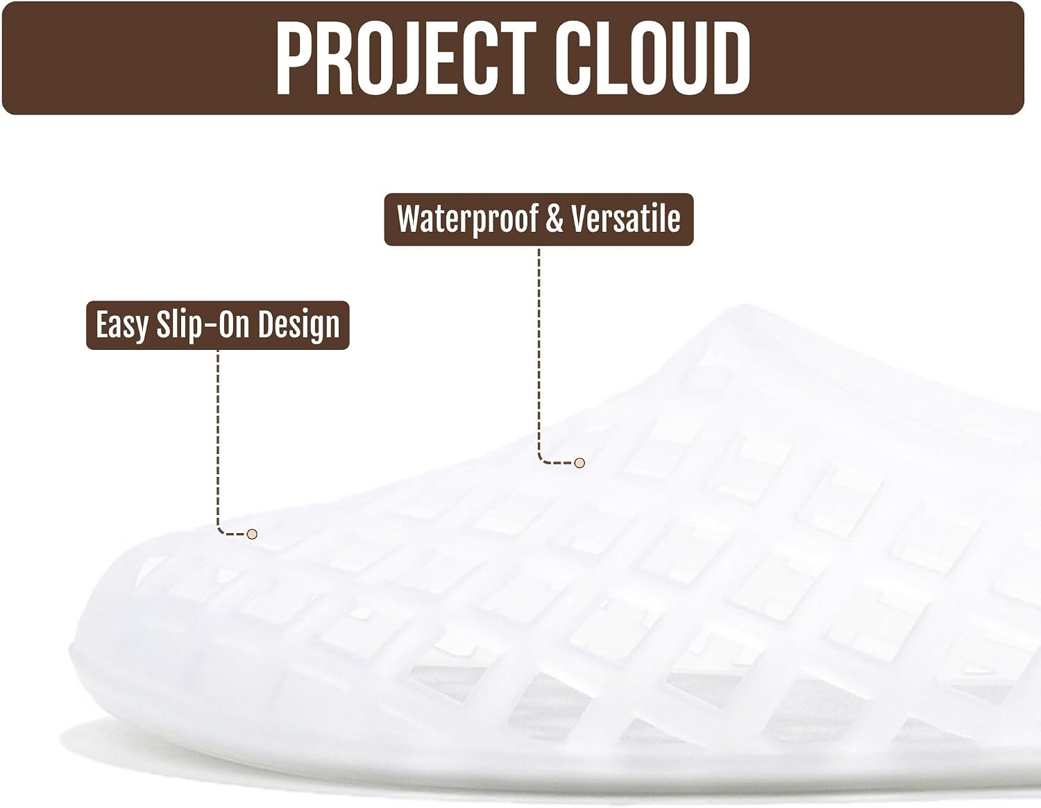 Project Cloud Lightweight Summer Flats Jelly Shoes Women Footwear (Jellz) image 3