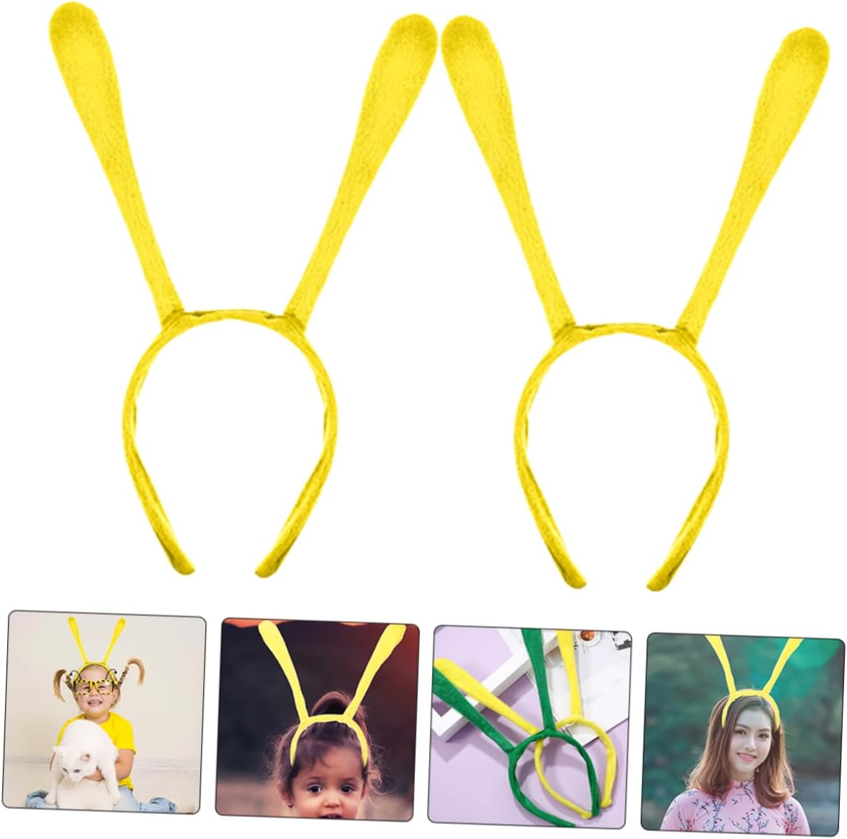 Abaodam 2pcs Bee Antenna Headbands for Boys and Girls and Adults Cute Hair Accessories for Parties Festivals and Halloween Cosplay and Design for Bee-themed Events
