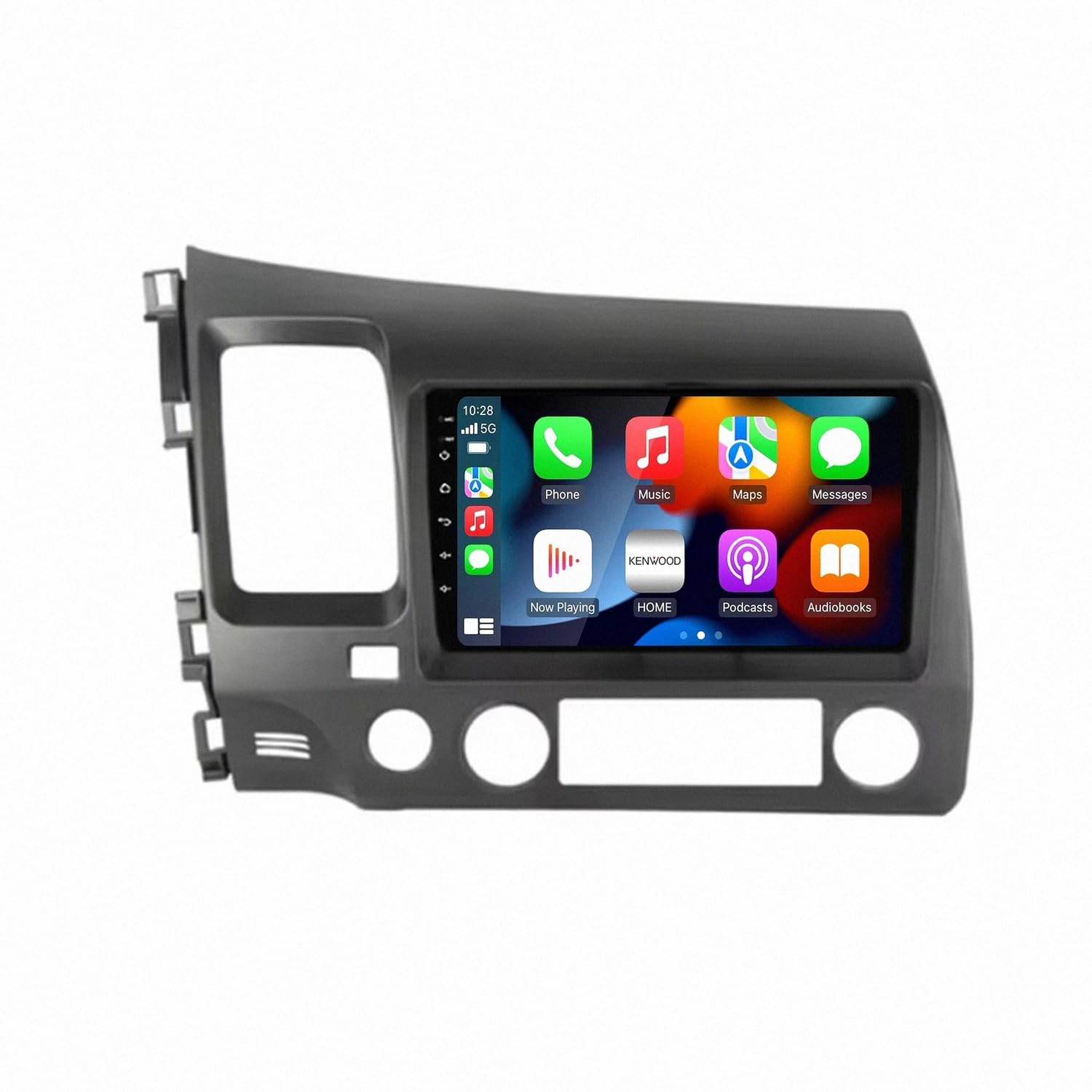 Touchscreen Auto Radio per Honda Civic 8th 8gen 2005-2011 Wireless Carplay Android Auto Stereo Bluetooth Ips con Pantalla Táctil con Gps Navigatore/Swc/Mirror, 4 Nucleo 1G+32G