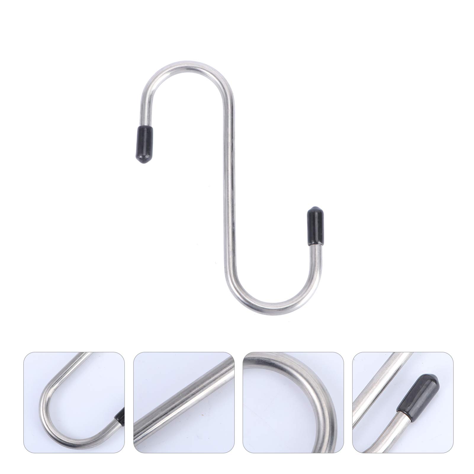VASDEV Clips de Metal Heavy Duty Metal Clips Heavy Duty 2 Piezas Ganchos en Forma de S Ganchos de Alambre en Forma de s Mini Ganchos de Adorno Ganchos de Enredaderas de jardinería Colgado