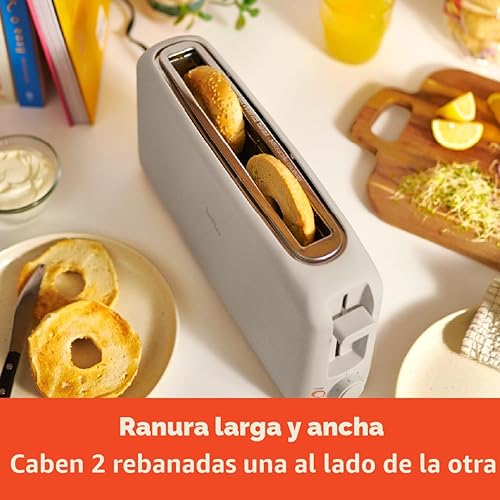 Miniatura 3 de bella Tostadora delgada de 2 rebanadas, utensilios de cocina Fits-anywhere™, control de tostado de 6 ajustes con botones de recalentamiento