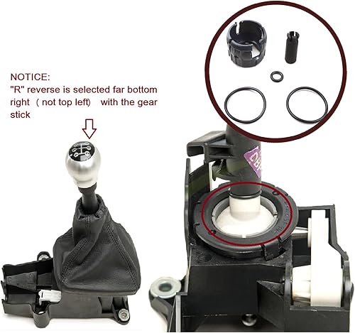 Miniatura 9 de BSP1120 - Juntas tóricas de barra de cambio de marchas compatibles con Vauxhall Opel Astra G H Combo C Meriva A Vectra B C Zafira A
