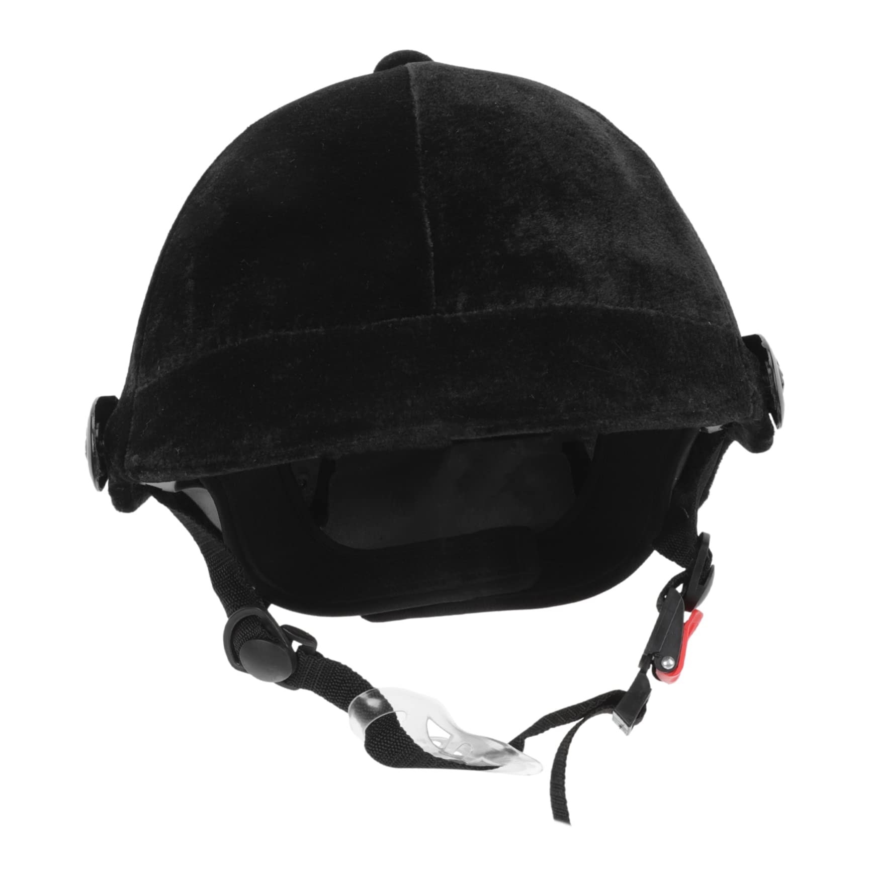 Casco de Equitación Ajustable para Niños Negros de Polipropileno