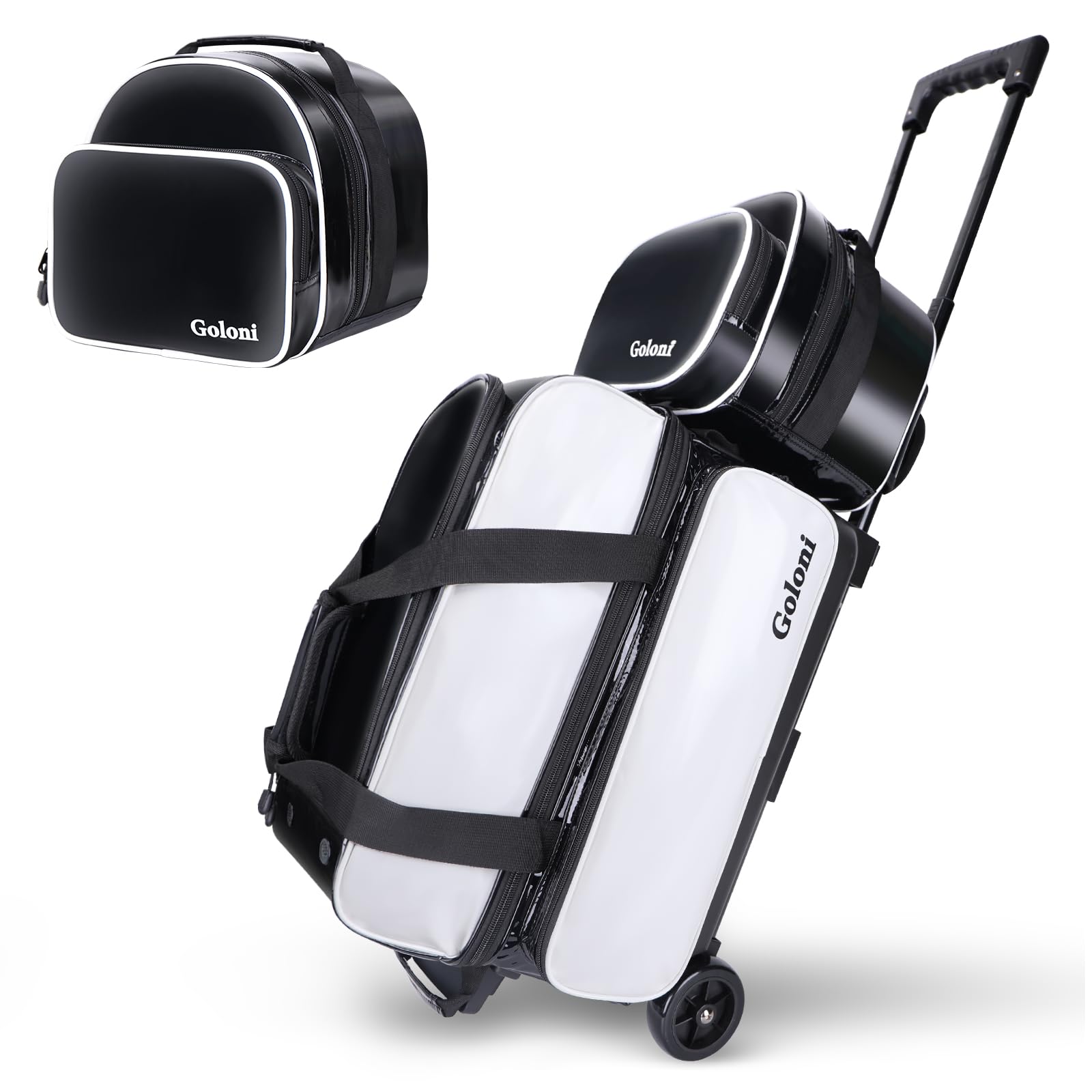 Ball Bowling Bag With Wheels Ball Color Matching Desertcart