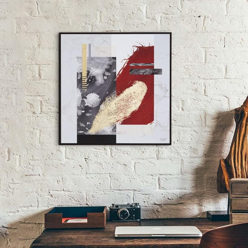 Miniatura 5 de Shri ram Printing - Pintura de pared dorada en relieve para decoración del hogar, pinturas para sala de estar, pintura de pared de arte moderno,