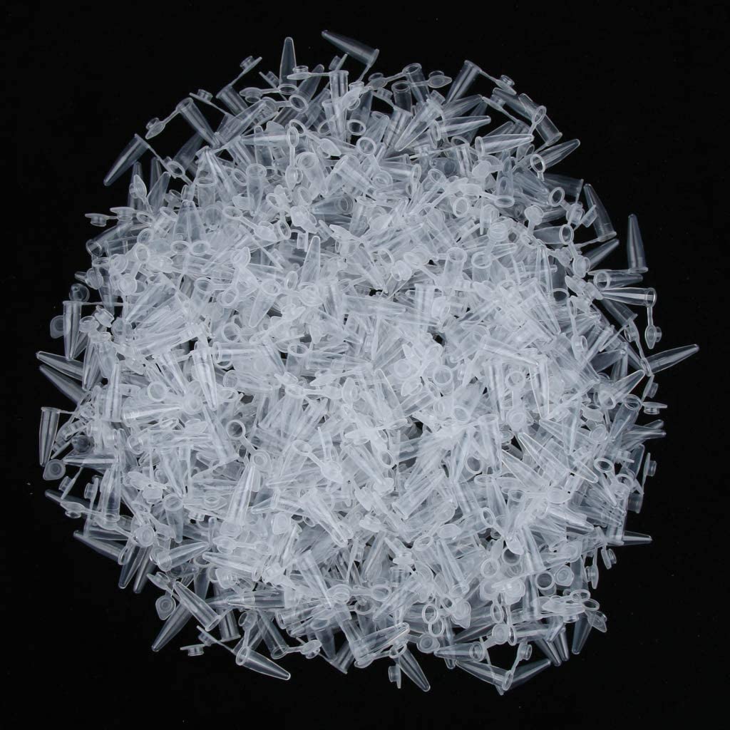 HUAZIZ Pack Of 500 Micro Centrifuge Tubes, Reaction Vessels, Fabric - View #3