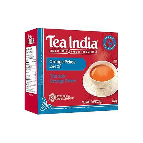 Tea India Orange Pekoe Black Tea Chai Mezcla sabrosa de té negro e ingredientes naturales Té tradicional indio con cafeína fuerte de cuerpo completo