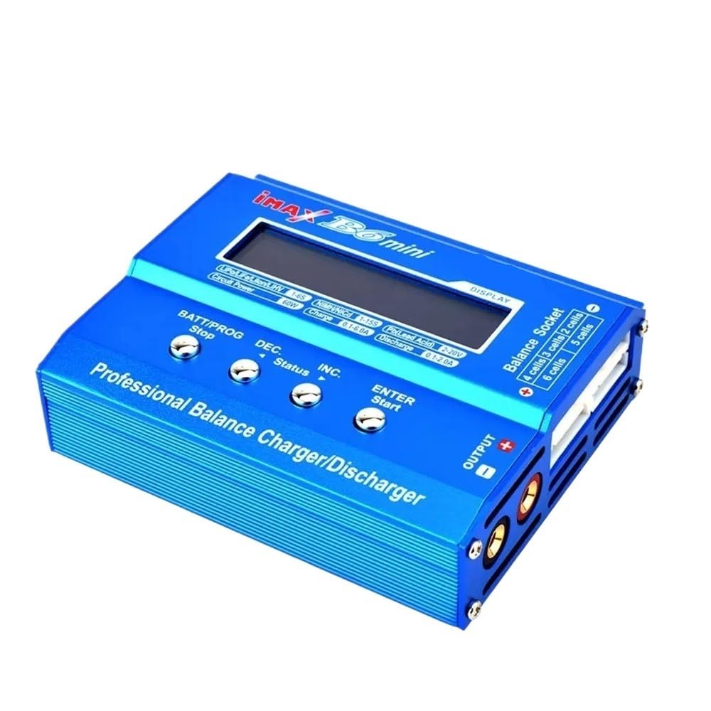 pour pour iMAX B6 Mini 60W Max Balance Chargeur déchargeur pour LiPo Life LiIon pour Batteries NiMH NiCd Compatible avec RC Voiture Bateau Tran 1