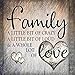 Produktbild SHANFAA DIY 5d Diamant malerei Kits, 5D Diamond Painting Familie Bohren voll kristall Strass Stickerei kreuzstich Kunst Handwerk Hause wanddekoration (40 * 40 cm)