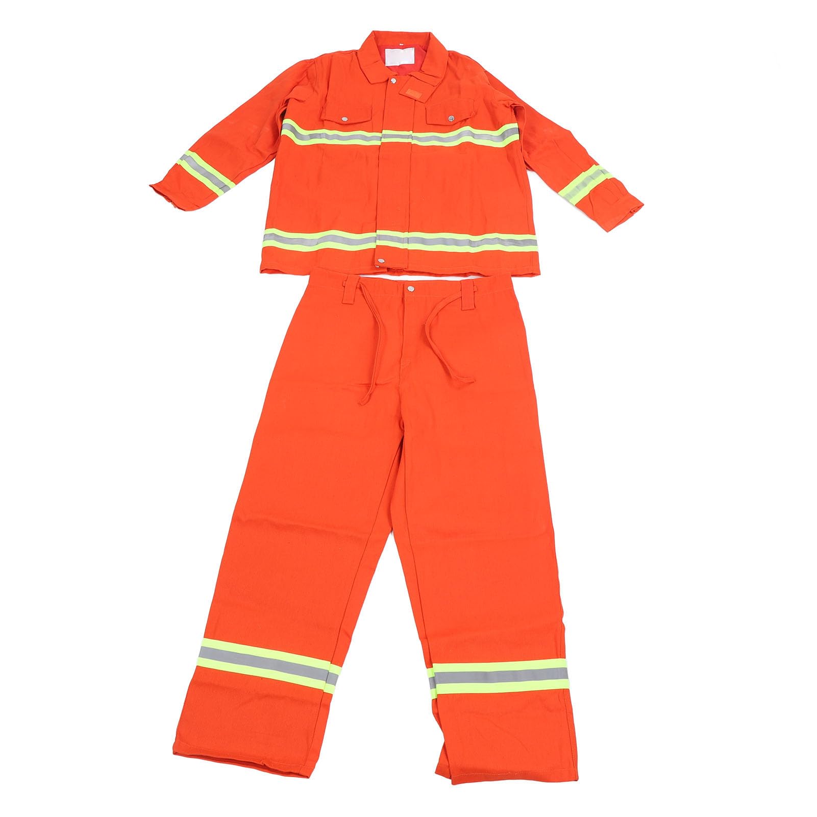 Hyuduo Mono Ignífugo, Traje de Entrenamiento Ignífugo de Alta Visibilidad para Hombres y Mujeres, Diseño Liviano y Resistencia Química, Equipo de Protección Clase 3 (M) (XXXL)