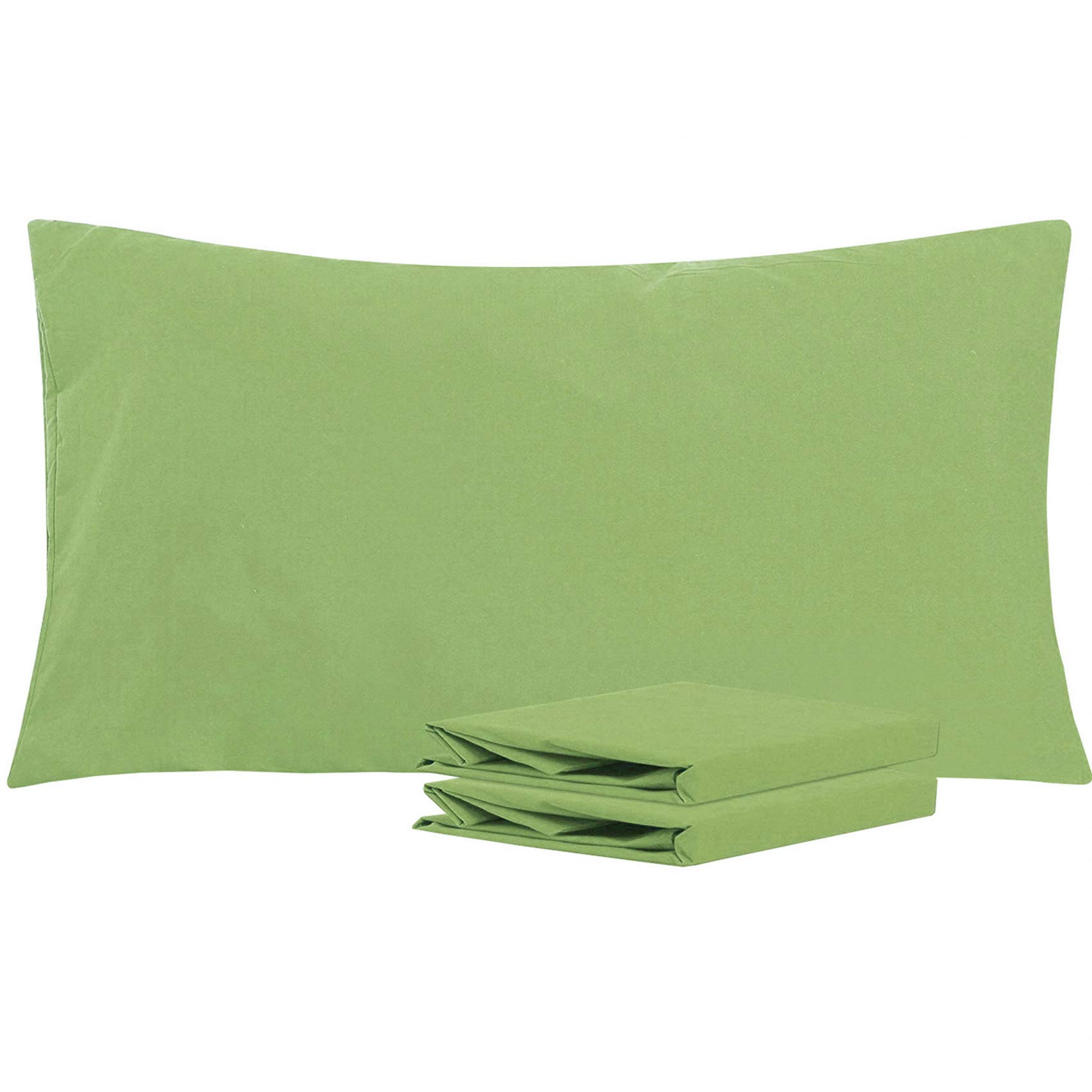 NTBAY Microfiber King Pillowcases, 2 Pack, 20 x 40, Sage Green