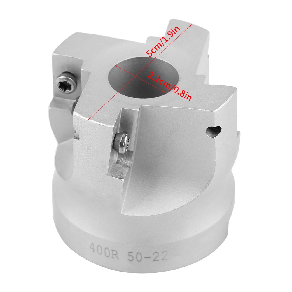 Face End Mill, Right Angle 50mm Face Mill Head Standard for Milling