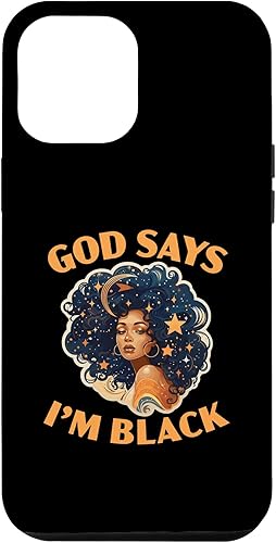 Funda para iPhone 14 Pro Max Cristiano Afro Americano Orgullo Negro Cristianismo
