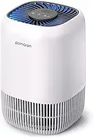 POMORON Purificadores de ar para quarto, casa, limpador de filtro de ar com esponja de fragrância, filtro HEPA verdadeiro H13 para fumaça, alergias, pólen, pelos de animais de estimação, odor, poeira