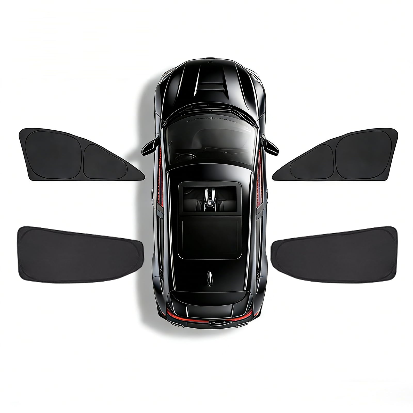 Tendine Parasole oscuranti Complete per finestrini Auto, per Subaru XV (GP; 2012–2017 Parasole Laterale Posteriore per Parabrezza,Ideali per Viaggi Privacy.,4 Side