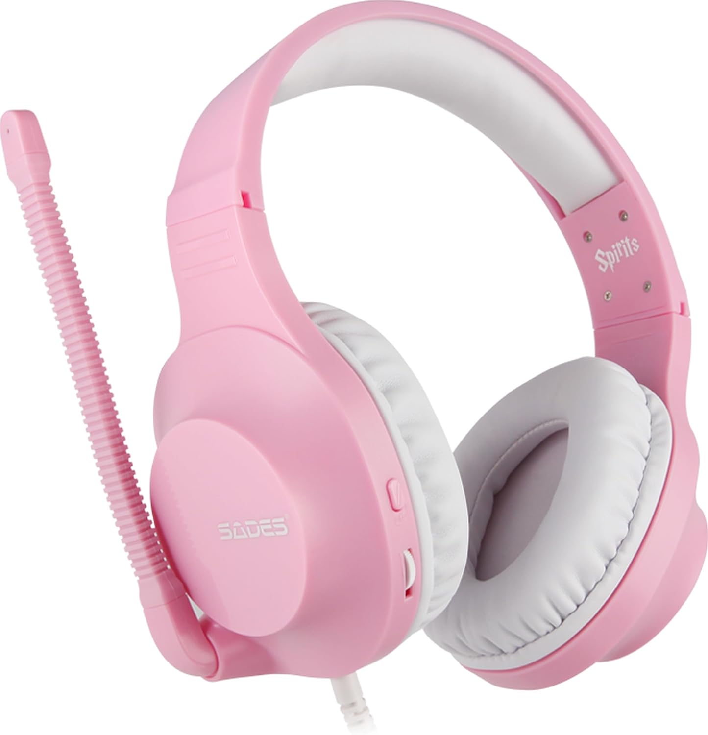 Spirits Wired Gaming Headset Over-Ear Stereo Headset with Microphone and Volume Control for PC Laptop PS4 Nintendo Switch (Cyan)