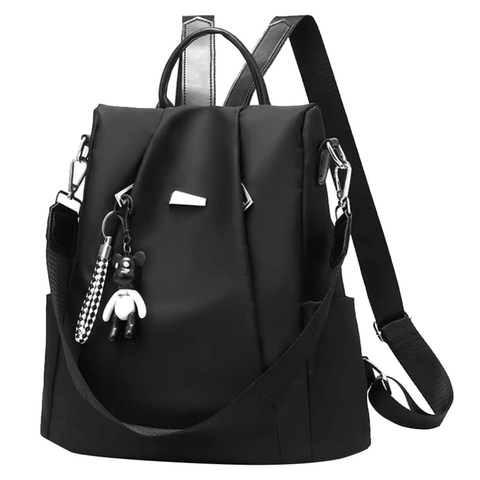 Eshow Zaino Donna Antifurto, Zainetto Multifunzionale, Borsa Casual ed Moda per Viaggio, Scuola, Lavoro, Shopping, Visite e Università
