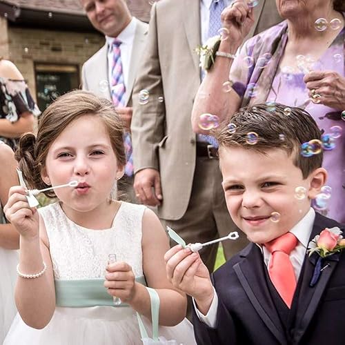 Miniatura 4 de 32 piezas de 8 colores mini varitas de burbujas surtido de recuerdos de fiesta para niños y niños celebración de Navidad Año Nuevo de Acción de